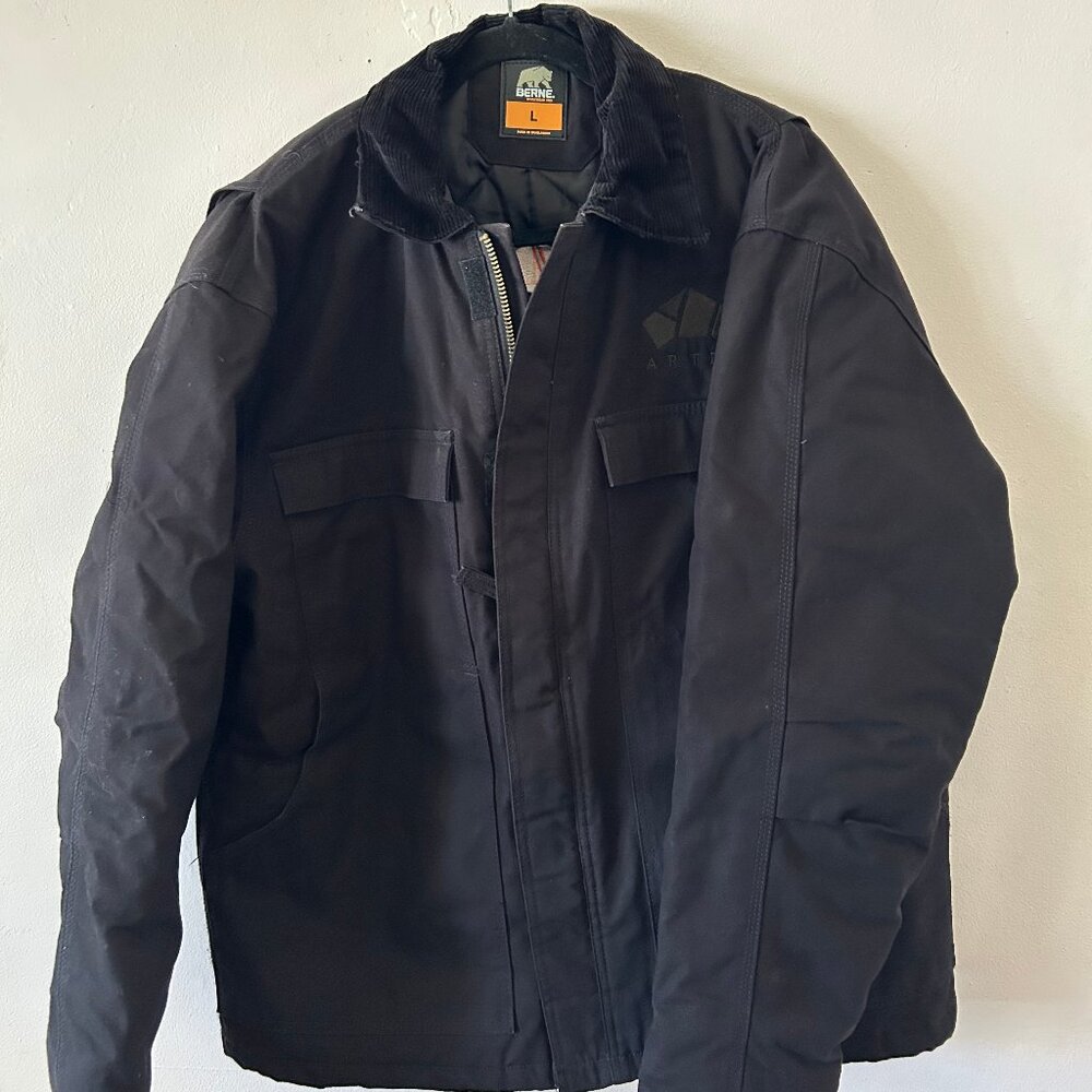 Berne Heritage Duck Chore Coat Black (Black/Large)